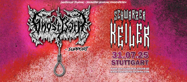 † 31.07.2025: Ghost Bath † + Support † Schwarzer Keiler Stuttgart