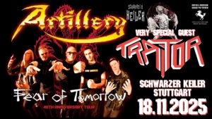 † 18.11.2025: Artillery † Special Guest: Traitor † Schwarzer Keiler Stuttgart