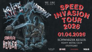 † 01.04.2026: Knife † Warrant † Speed Invasion Tour 2026 † Schwarzer Keiler Stuttgart